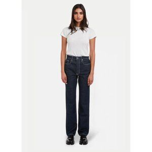 EB Denim High Rise Straight Jean in Midnight 26